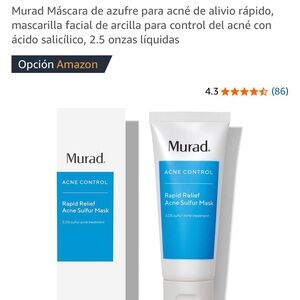 Murad Acne Control Rapid Relief Acne Sulfur Mask - White